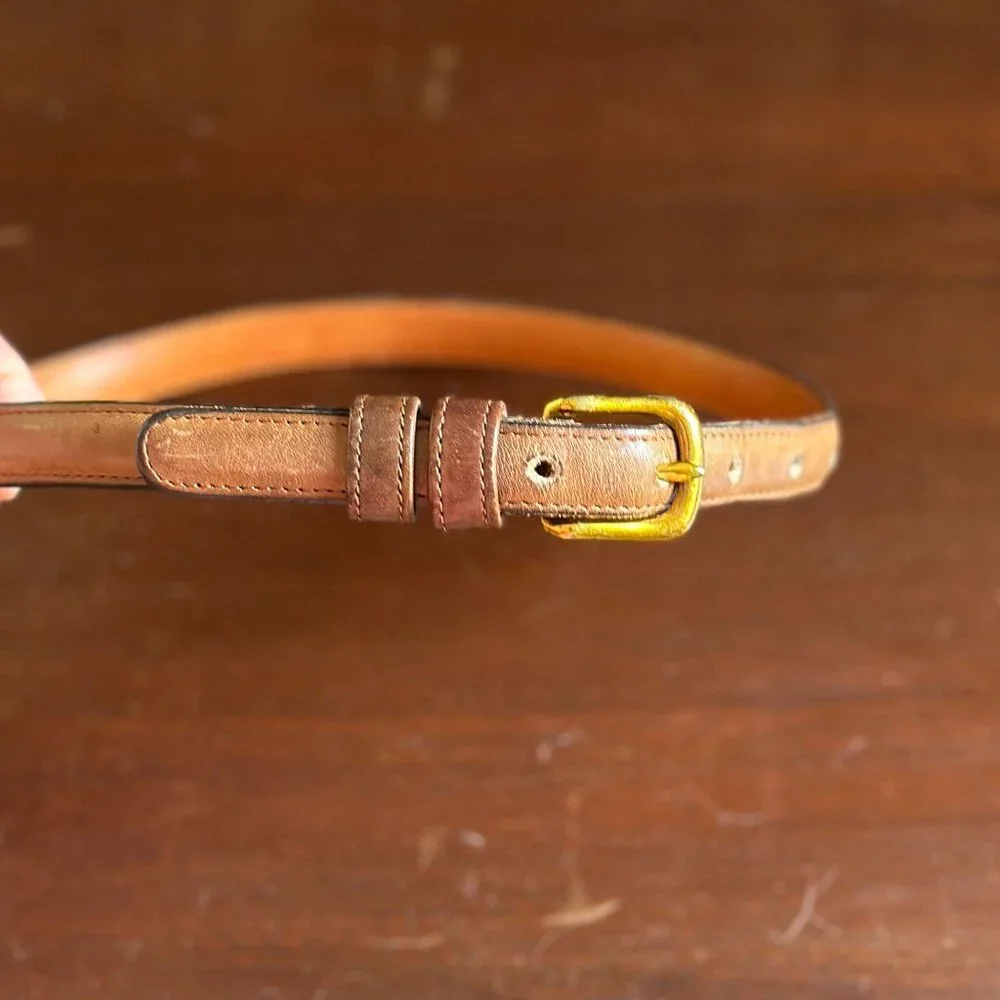 Coach Brown Leather Belt 26